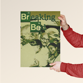 Breaking Bed – Satirical Gandhi Poster